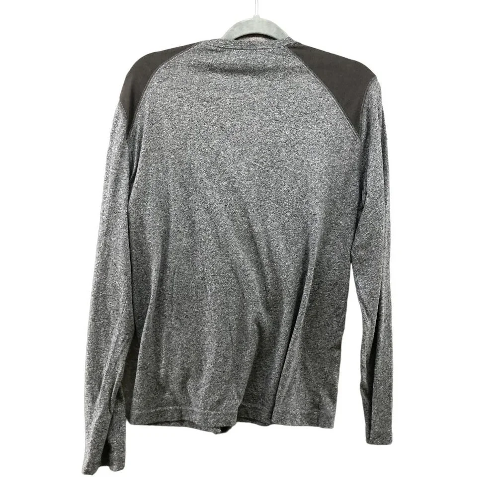 Banana Republic Long Sleeve Active T‎ Shirt Mens M Gray Performance Crewneck